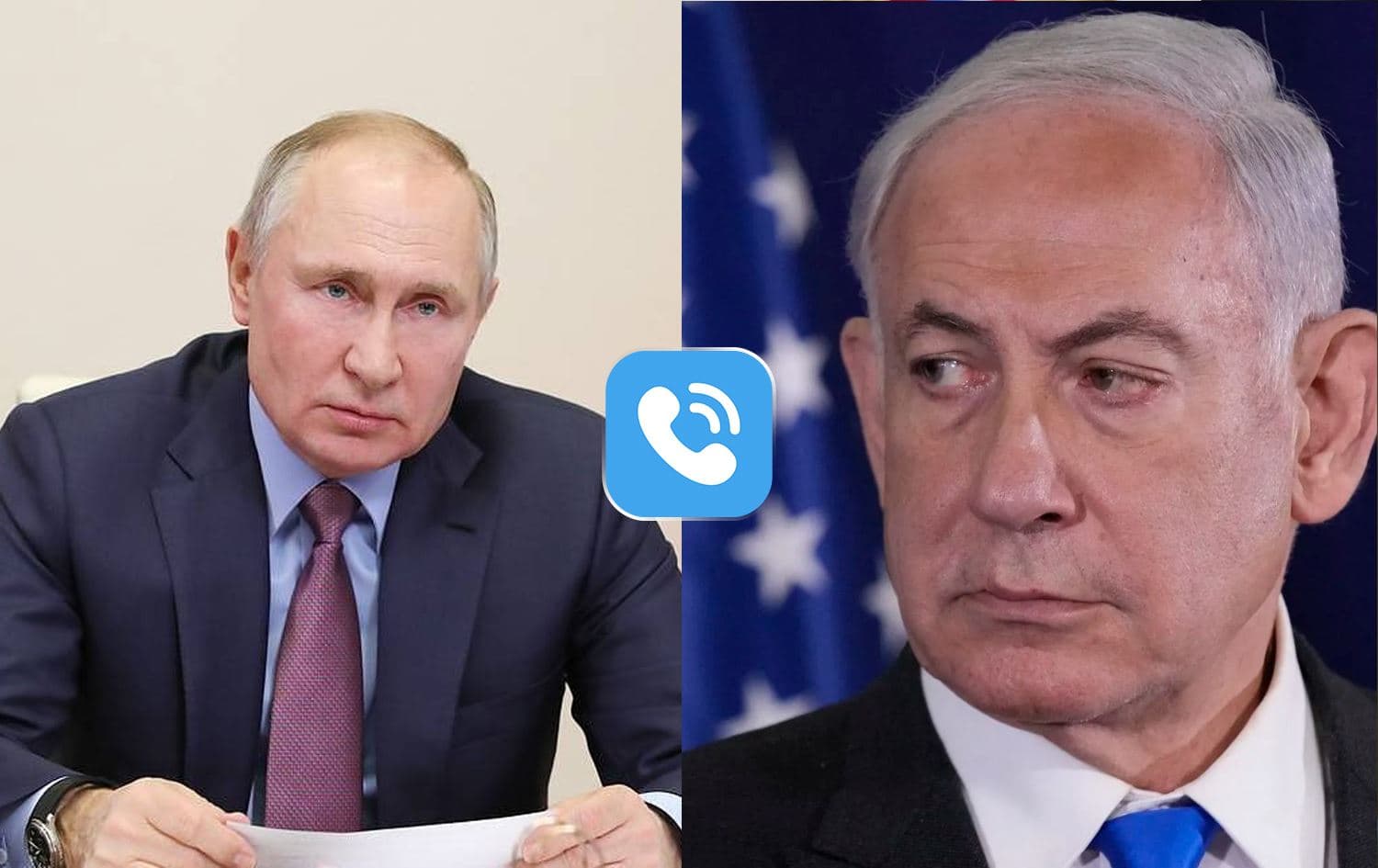 Russian President Vladimir Putin (left) and Israeli Prime Minister Benjamin Netanyahu. Photos: File/AFP/TASS. Graphic: Rudaw 