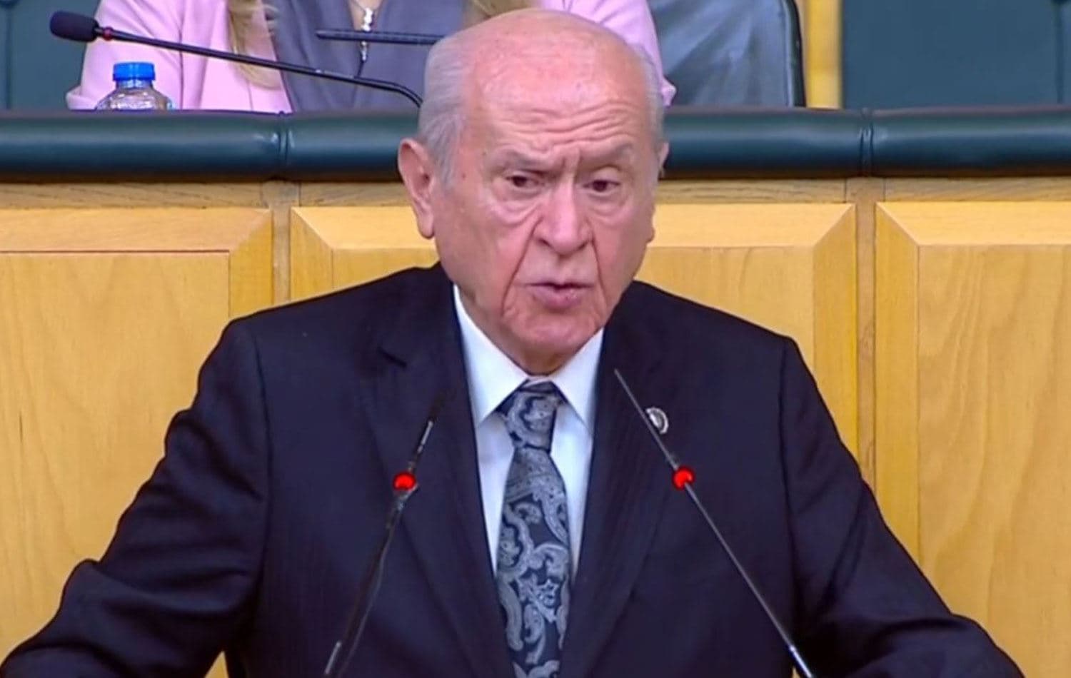 MHP lideri Bahçeli, MHP Grup Toplantısı'nda konuştu. / Video alıntısı