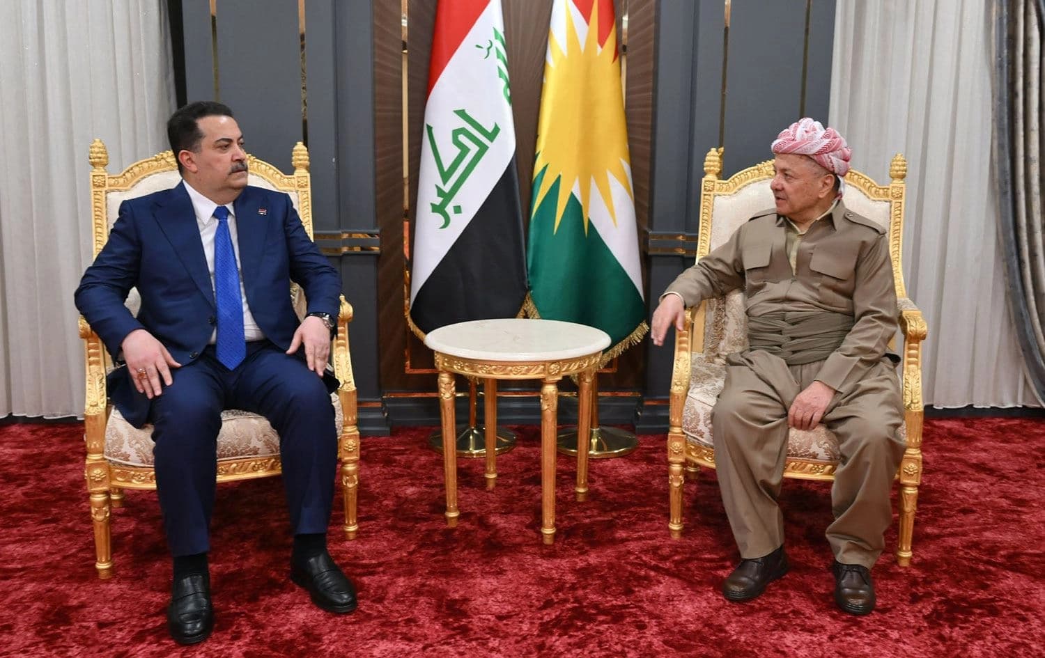 Başkan Barzani ile Irak Başbakanı Sudani bir araya geldi | Rudaw