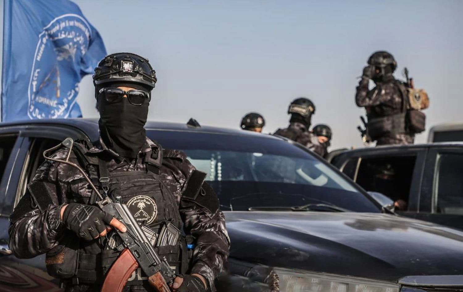 The Kurdish-led Internal Security Forces (Asayish) during an operation at al-Hol camp in northeast Syria (Rojava) on April 21, 2025. Photo: Asayish_Asayis/X