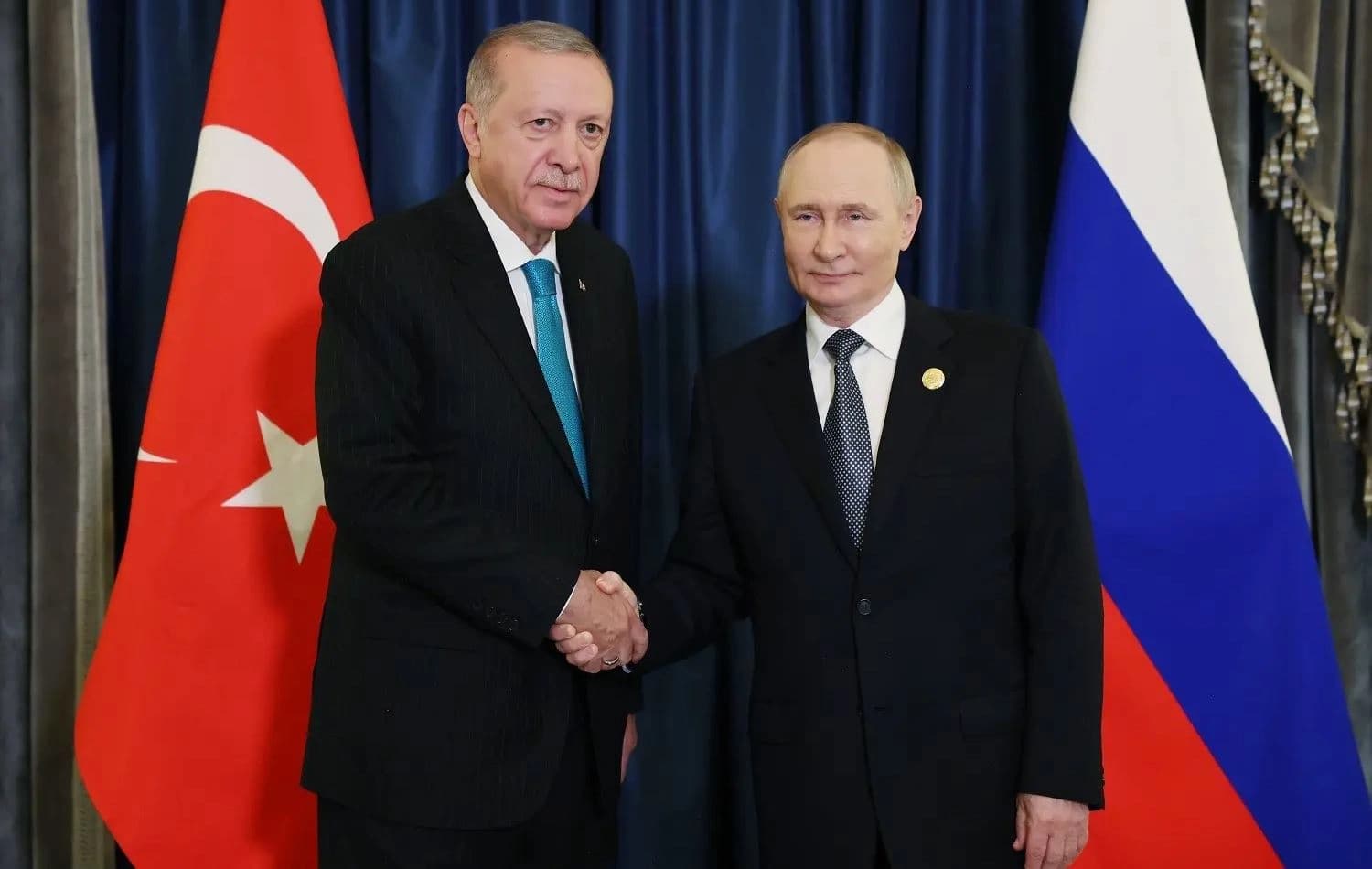 Foto: Türkiye Cumhurbaşkanı Recep Tayyip Erdoğan ile Rusya Devlet Başkanı Vladimir Putin