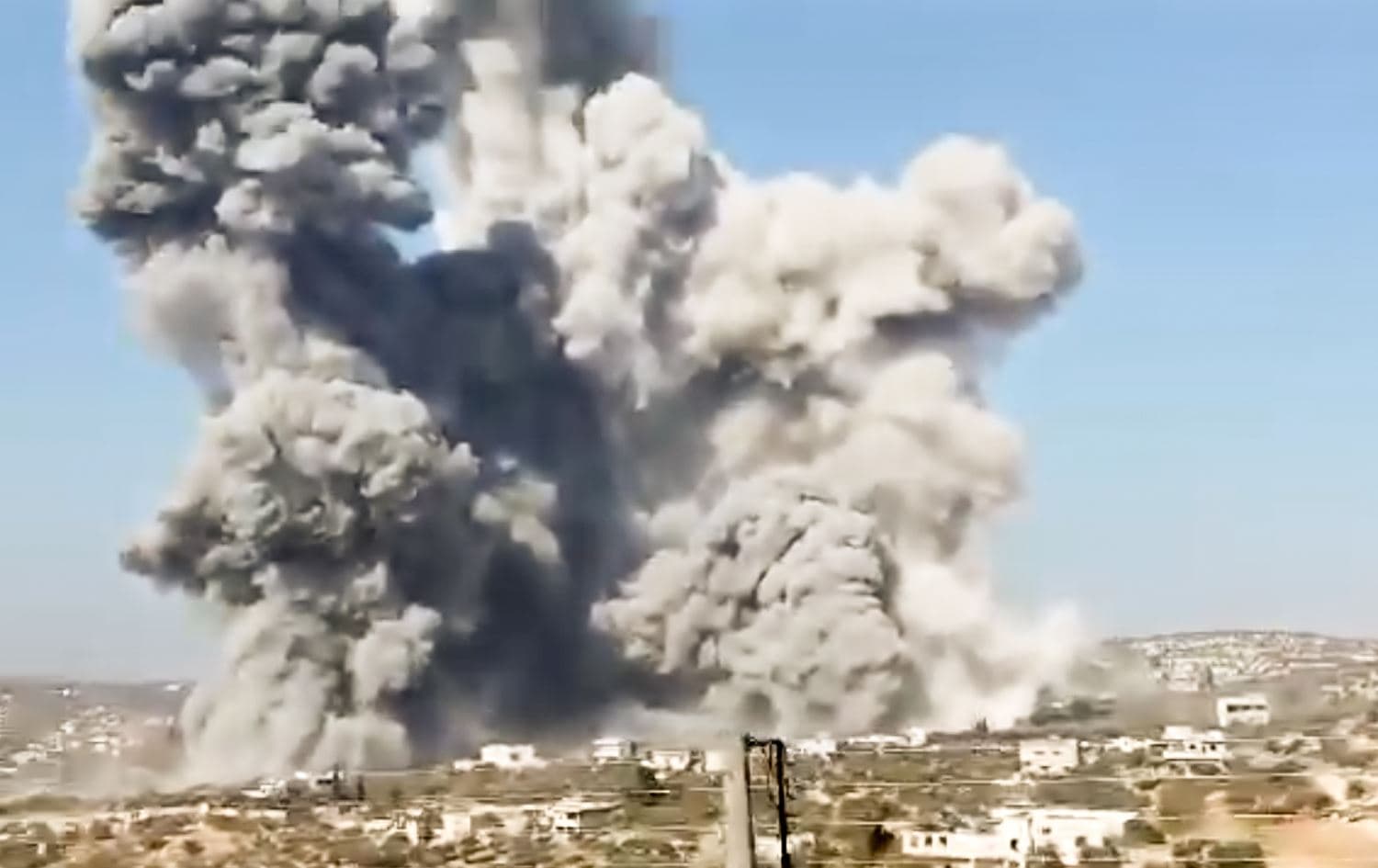 Explosion in Idlib on November 26, 2025. 