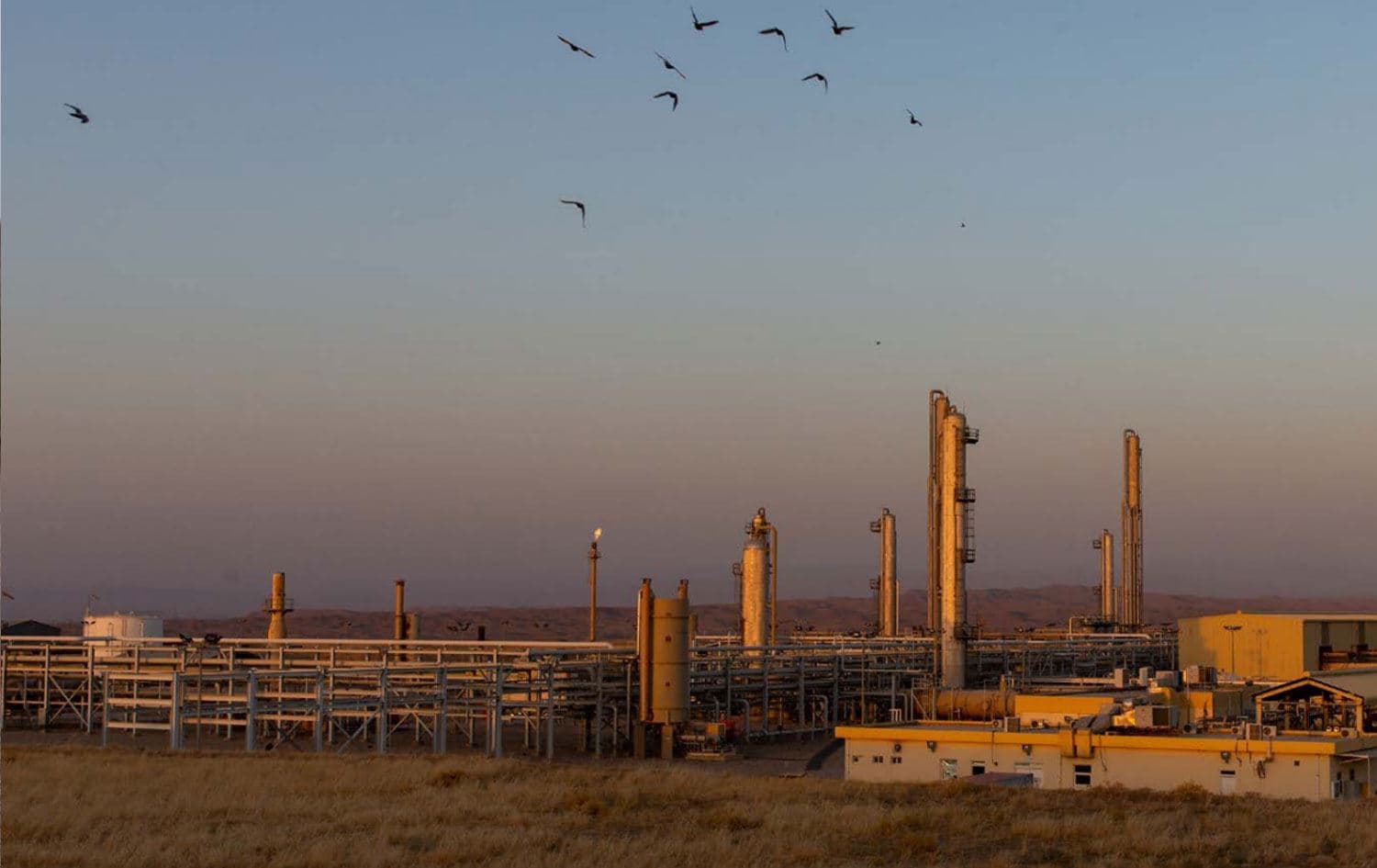 Undated picture of the Khor Mor gas field in Sulaimani's Chamchamal district, east of the Kurdistan Region. File photo: Crescent Petroleum