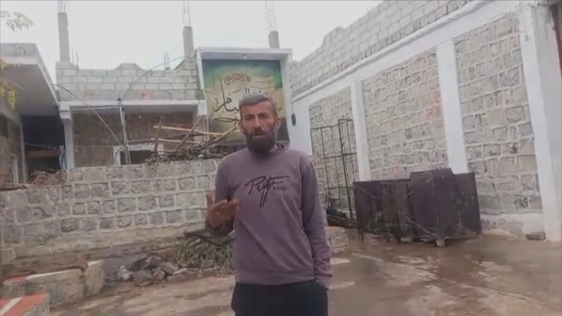 Faysal Habash speaking in a video submitted to Rudaw. 