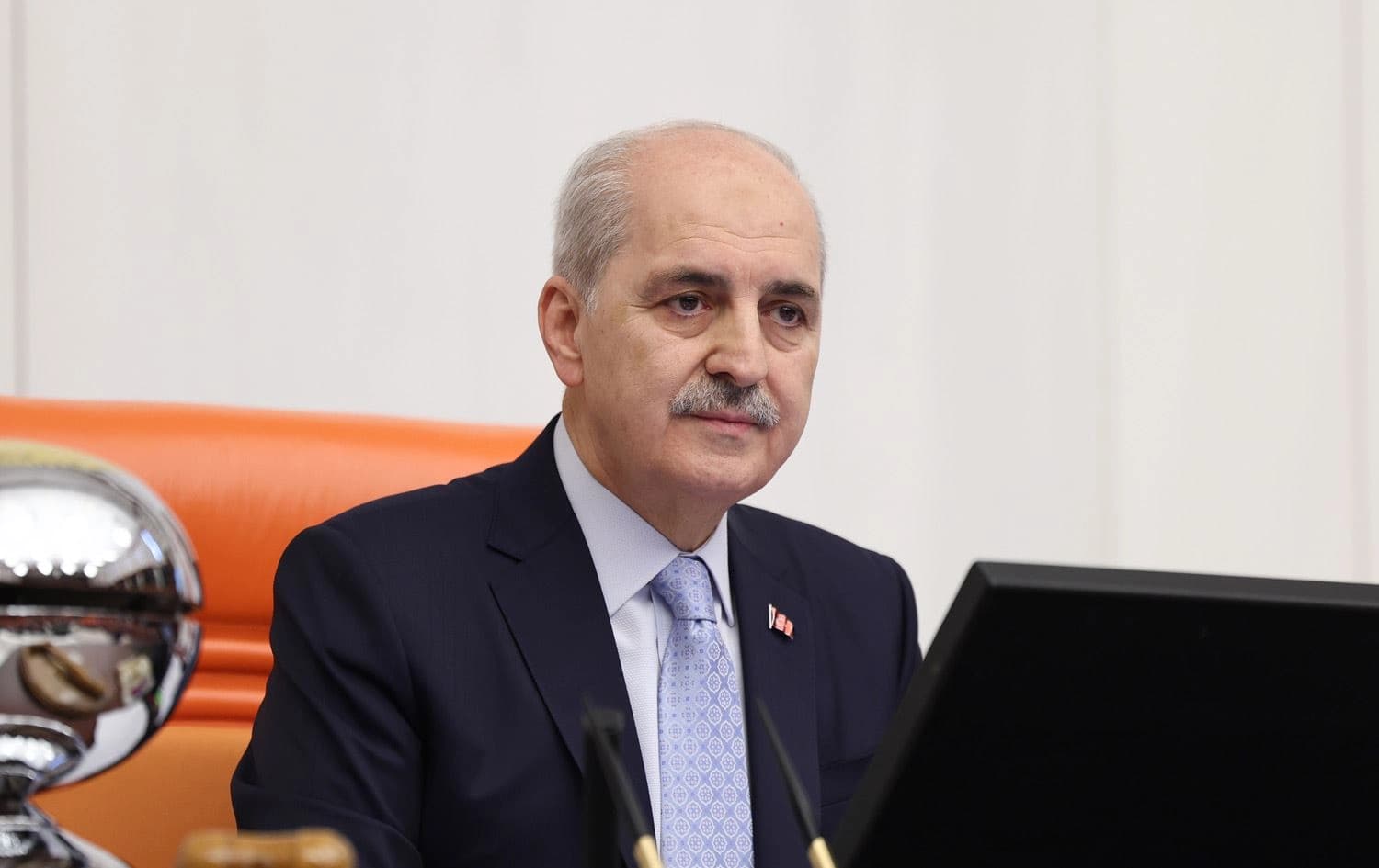 نوعمان کورتوڵموش، سەرۆکی پەرلەمانی تورکیا. وێنە: AA