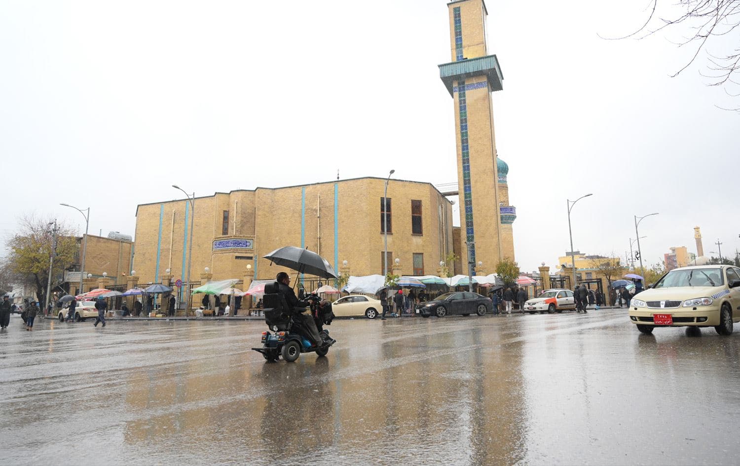 بارانبارین لە پارێزگای سلێمانی. وێنە: بڵند تاهیر- رووداو