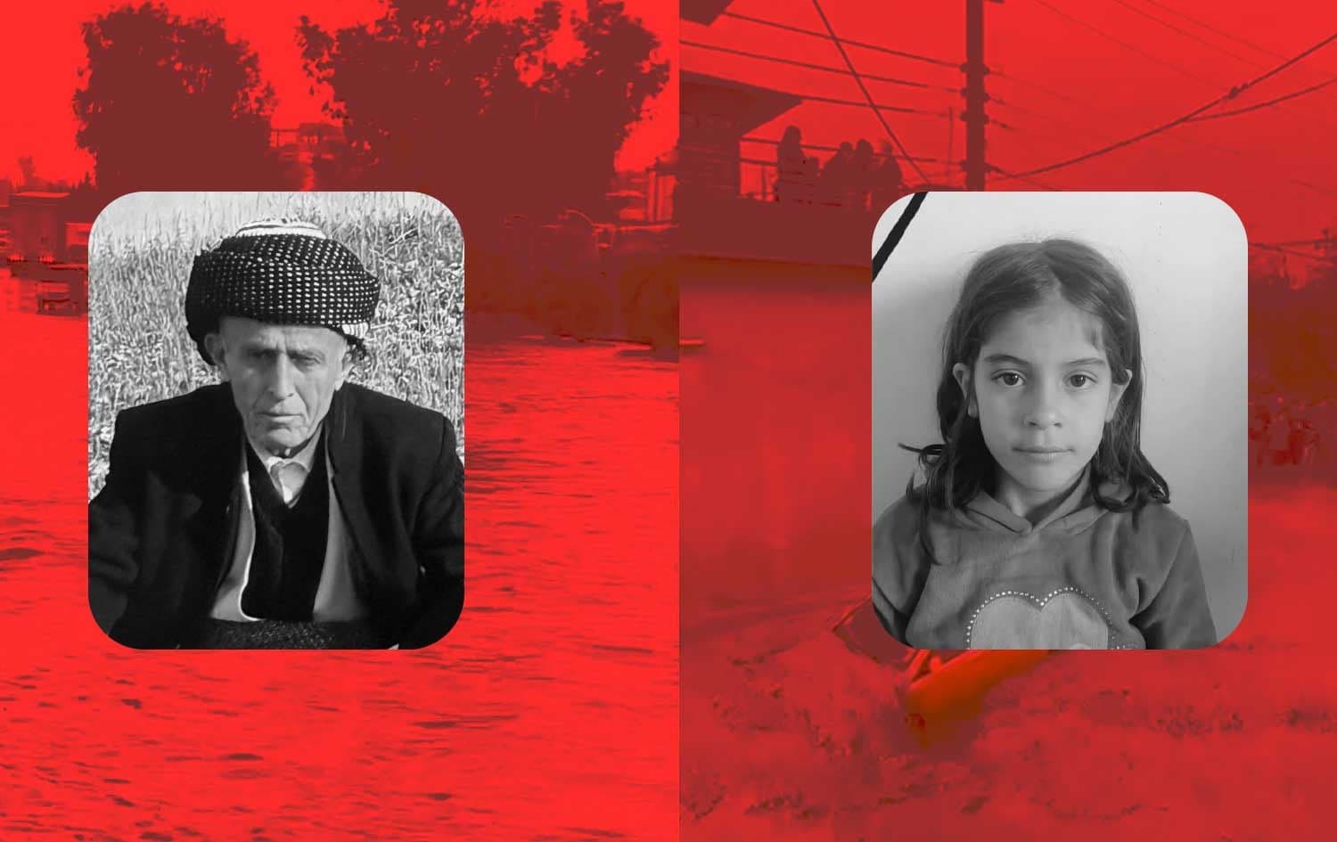 وێنەی ئەو پیاوەی لە چەمچەماڵ و ئەو منداڵەی لە کەرکووک گیانیان لەدەستدا