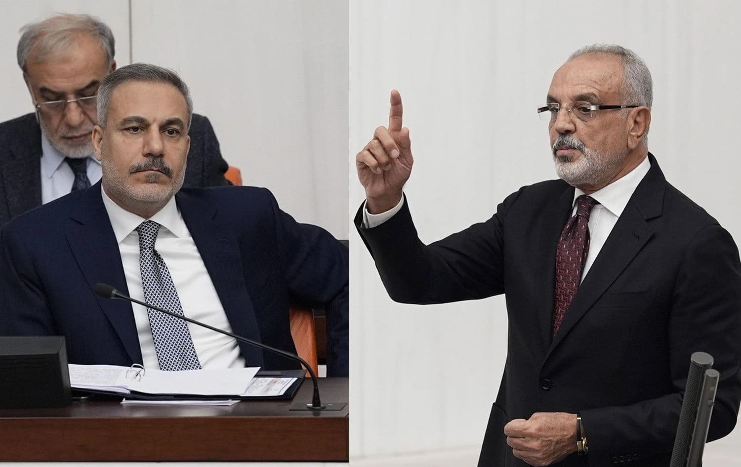 Dışişleri Bakanı Hakan Fidan ve DEM Parti Milletvekili Sırrı Sakık