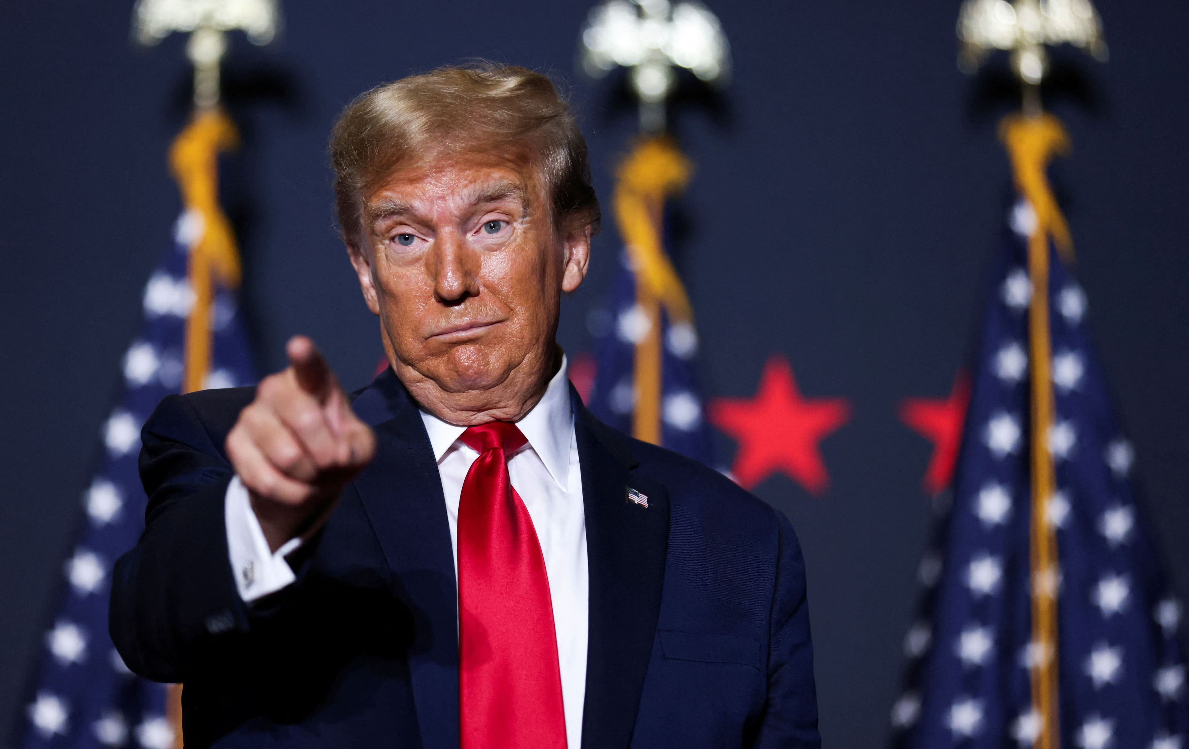 دۆناڵد ترەمپ، سەرۆکی ئەمریکا. وێنە: AFP 