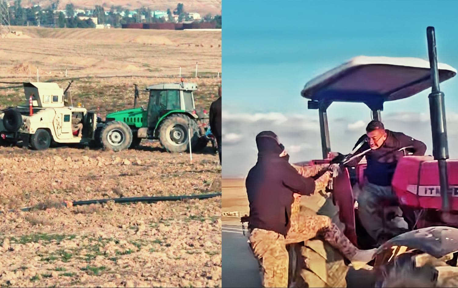 Aloziyên di navbera cotkarên Kurd û hêzên ewlehiyê yên Îraqê de /Wêne: Rûdaw