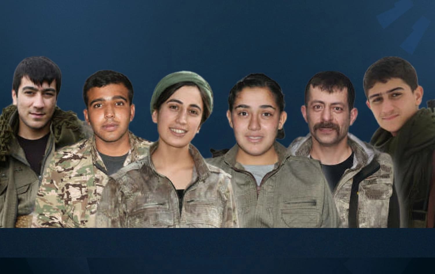HPGyê nasnameyên 6 gerîlayan eşkere kirin / Wêne: HPG