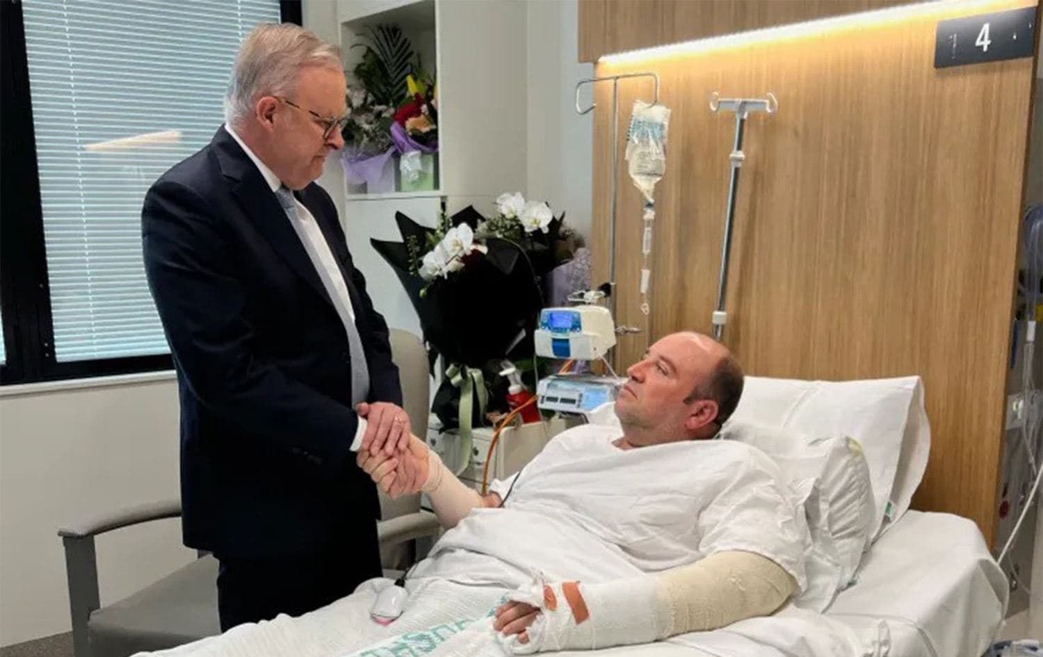 Anthony Albanese çû serdana wî / Wêne: Arşîv