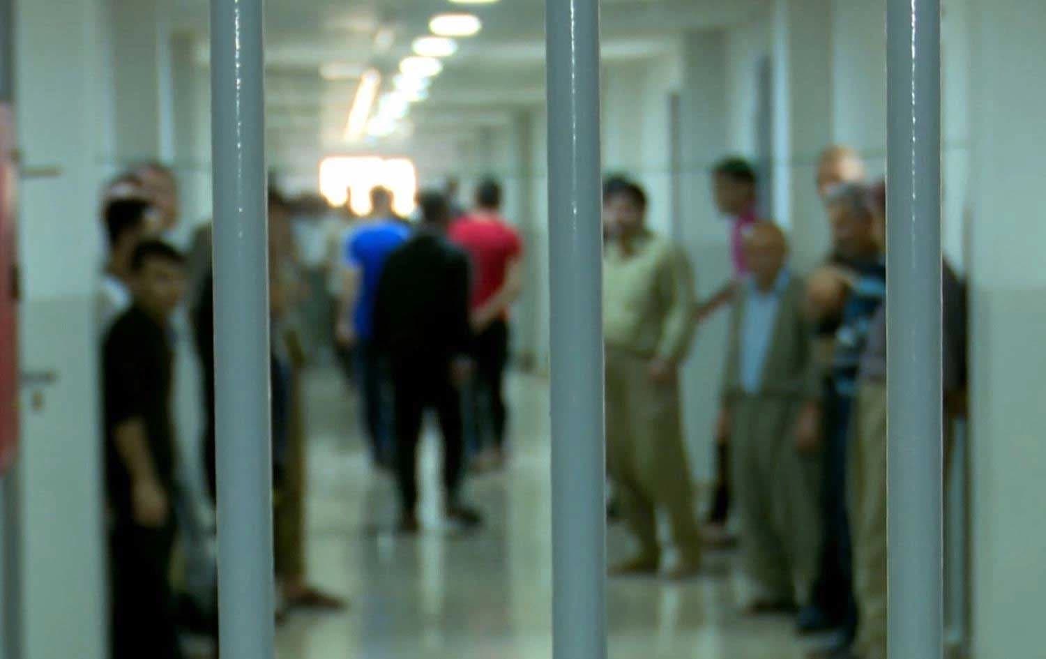 Inmates at the Sulaimani adult correctional facility. File photo: Rudaw