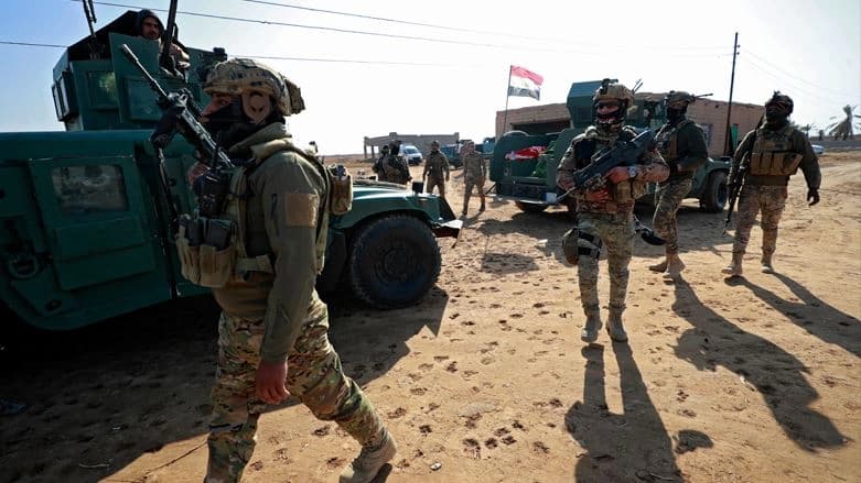 Iraqi security forces deploy to a village in eastern Diyala province to intervene in a tribal dispute. File photo: AFP