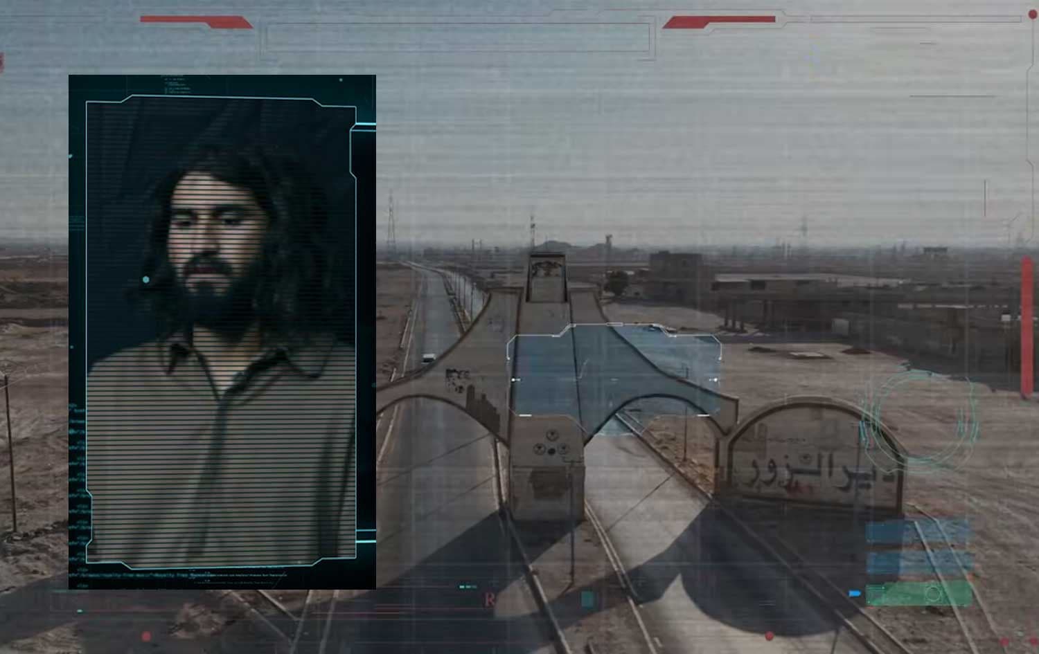 Saher Ahmed al-Khalaf al-Abdullah, senior Islamic State (ISIS) cell leader. Graphic: SDF media