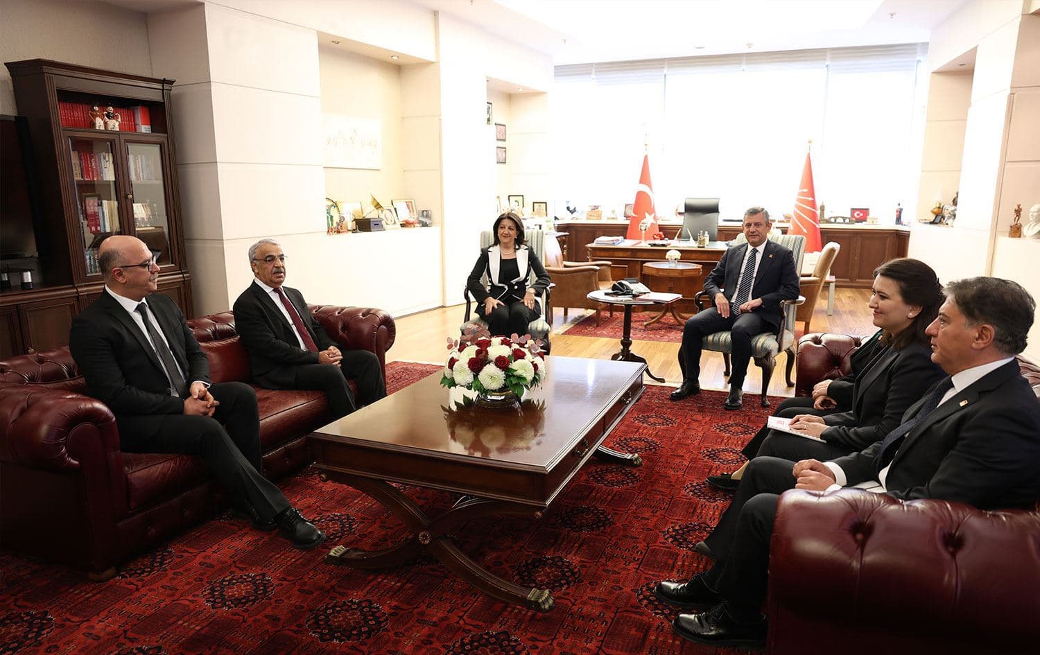 Civîna Heyeta Îmraliyê û Heyeta CHPyê \ Wêne: DEM Partî