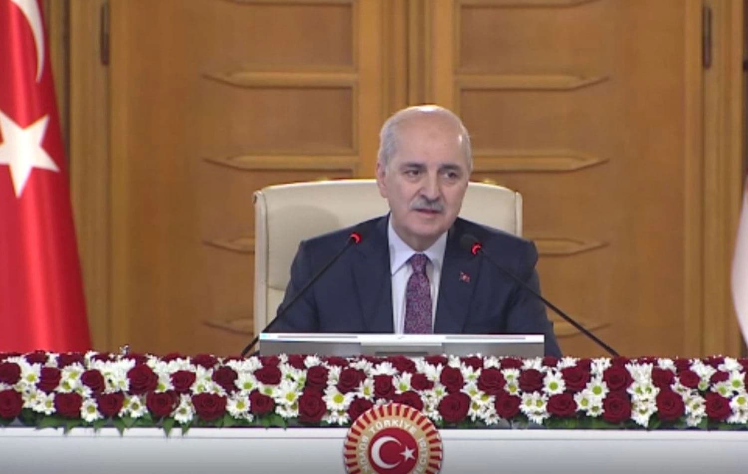 Meclis ve Komisyon Başkanı Numan Kurtulmuş. / Video alıntısı