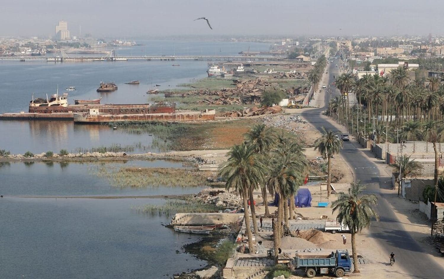 دیمەنێکی پارێزگای بەسرە. 