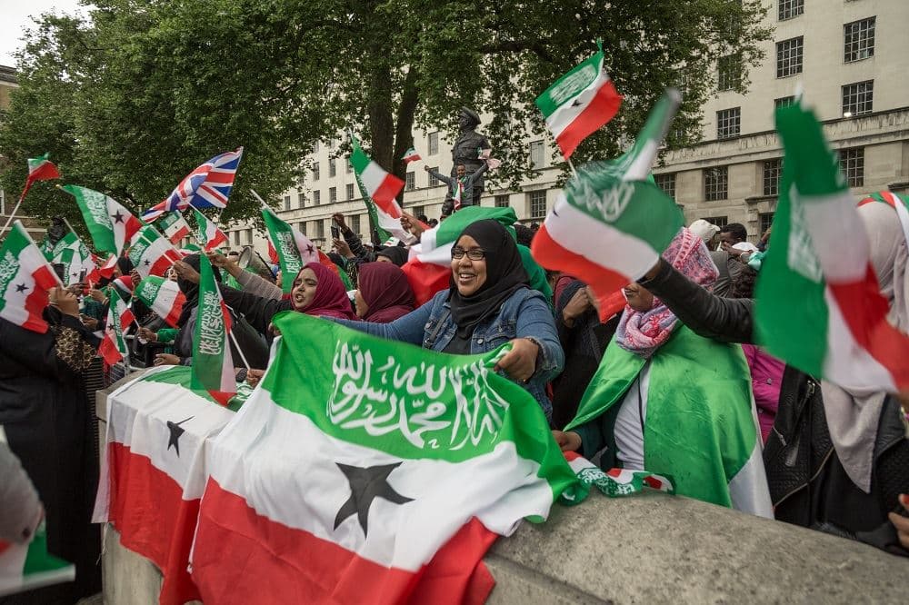 AFP file photo of Somaliland women celebrating anniversary of the country's independence.