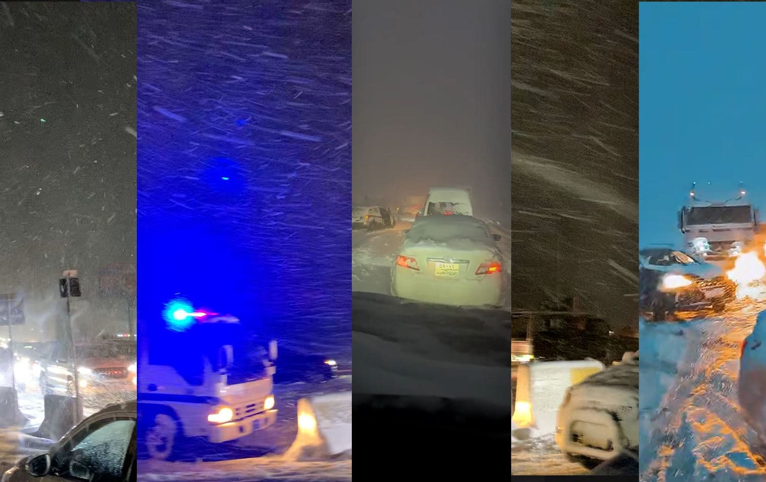 Snow blanketed Mount Gara in Duhok province on December 28, 2025. Photo: Screengrab/Rudaw