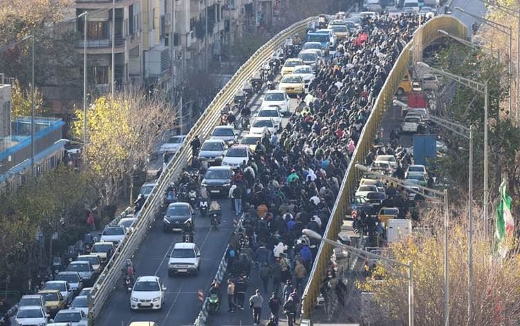 Xwenîşandanên li Îranê / Wêne: AFP
