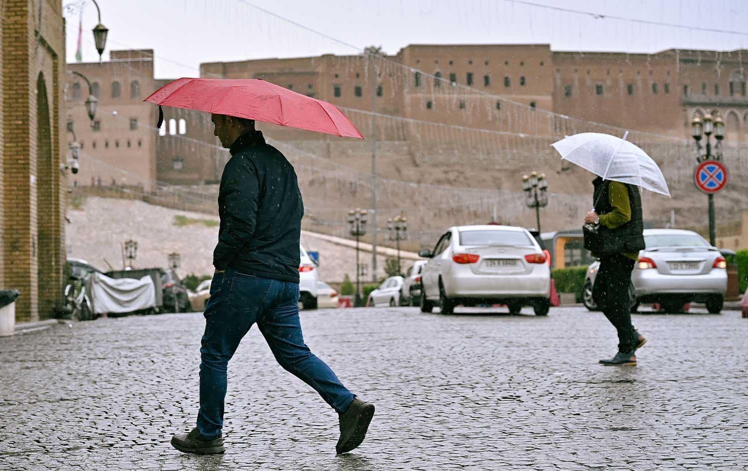  A rainy day in Erbil on December 9, 2025. Photo: Bilind T. Abdullah/Rudaw
