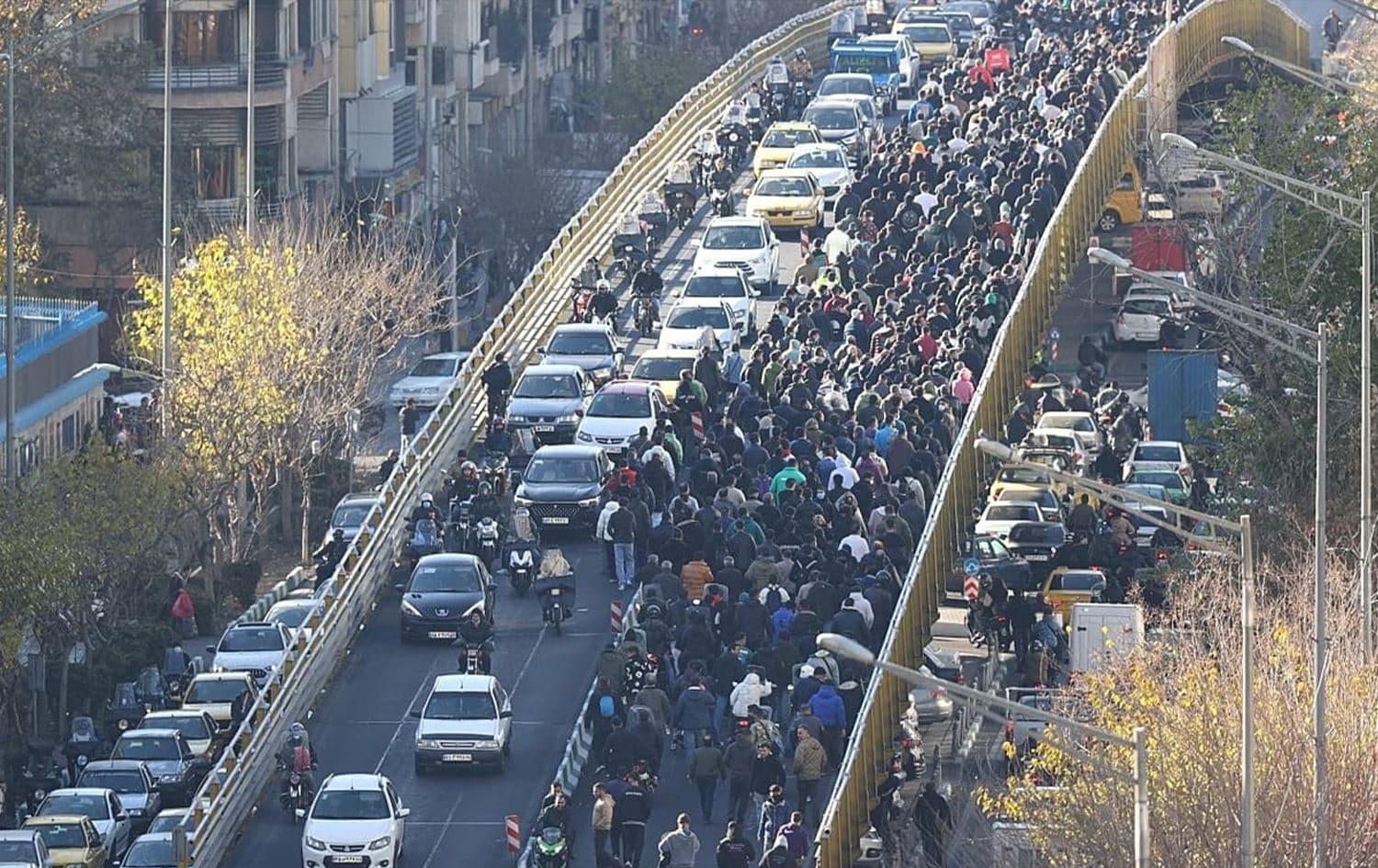 Xwenîşandanên li Tehranê\ Wêne: AFP