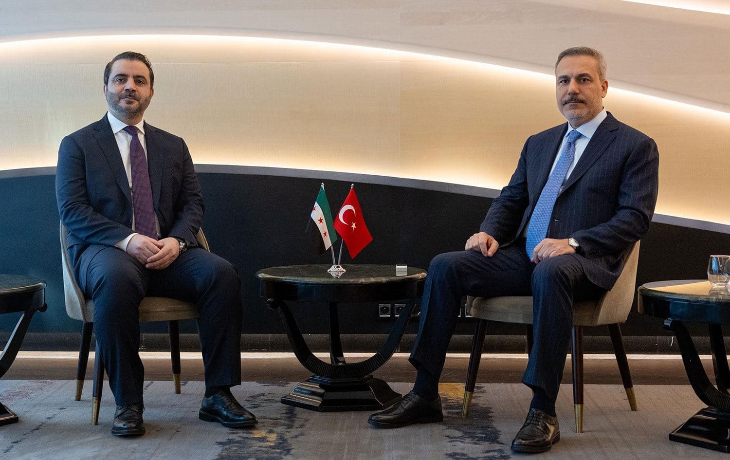 Eshed Hesen Şeybanî û Hakan Fîdan \ Wêne: AA
