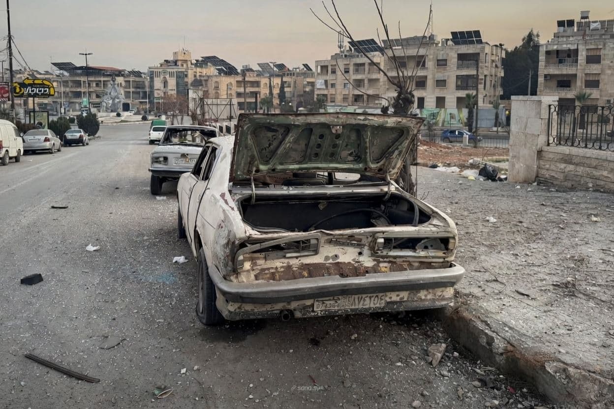 Aftermath of clashes between Kurdish and Syrian forces in Aleppo on January 7, 2026. Photo: SANA