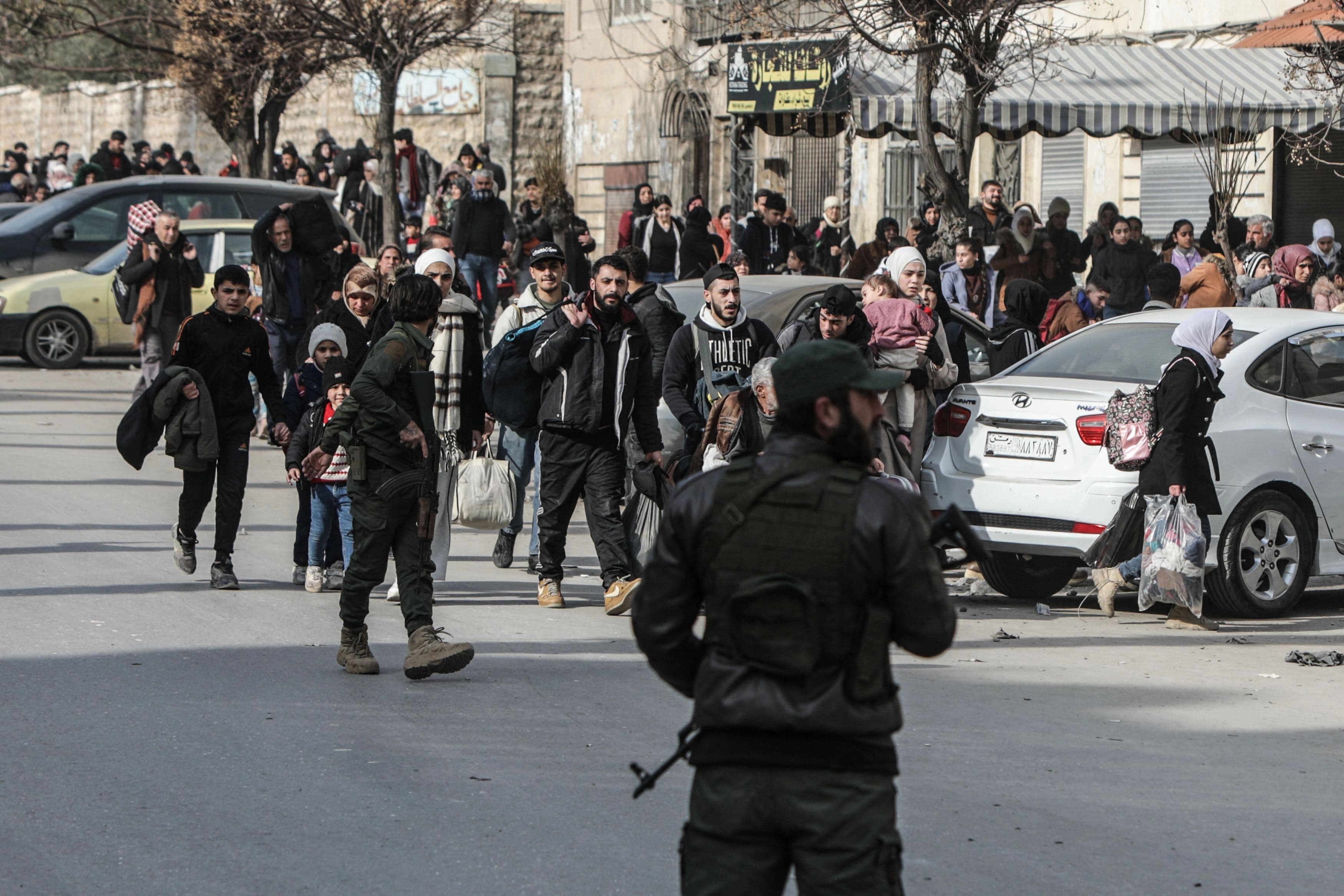 ئاوارەبوونی خەڵک لە حەلەب. وێنە: Bakr ALkasem / AFP