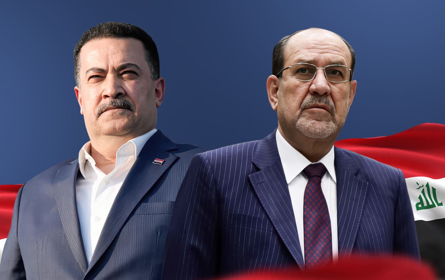 نووری مالیکی و محەممەد شیاع سوودانی
