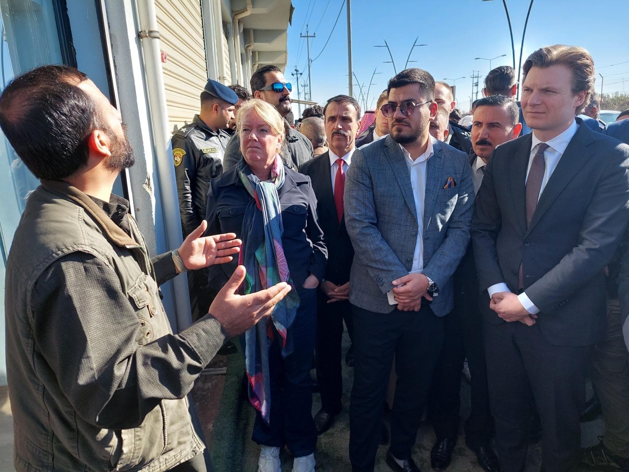 Dutch Defense Minister Ruben Brekelmans during a field visit to Hawija on Thursday, January 15, 2026. Photo: Brekelmans/X