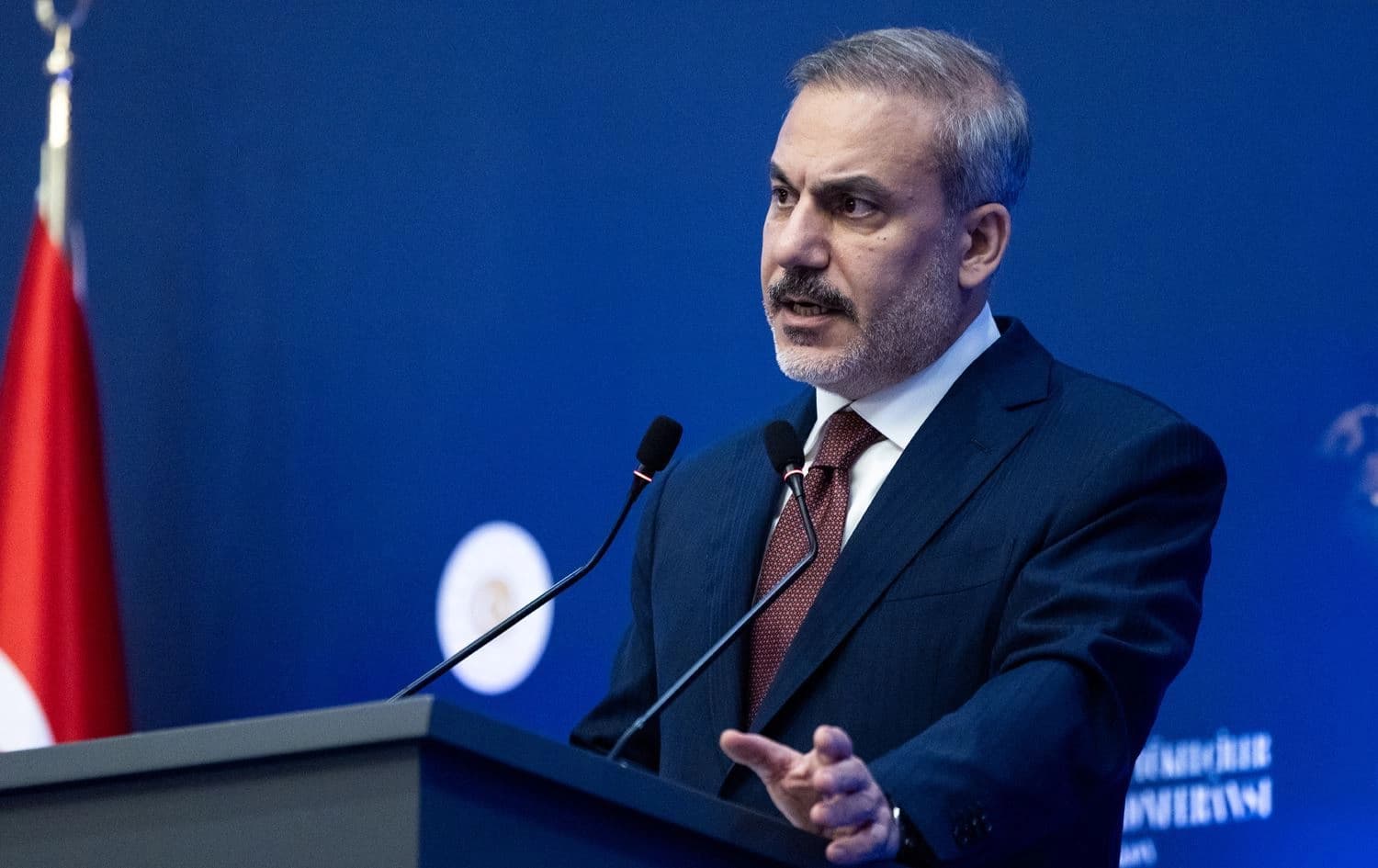 هاکان فیدان، وەزیری دەرەوەی تورکیا. وێنە: AA