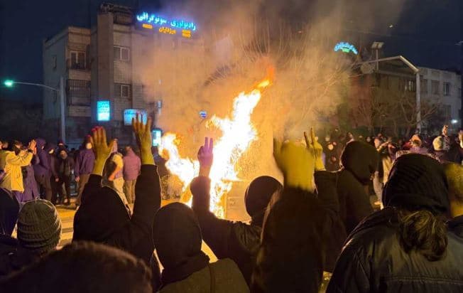 Dîmenekî xwenîşandanê yê li Tehranê\ Wêne: Arşîv