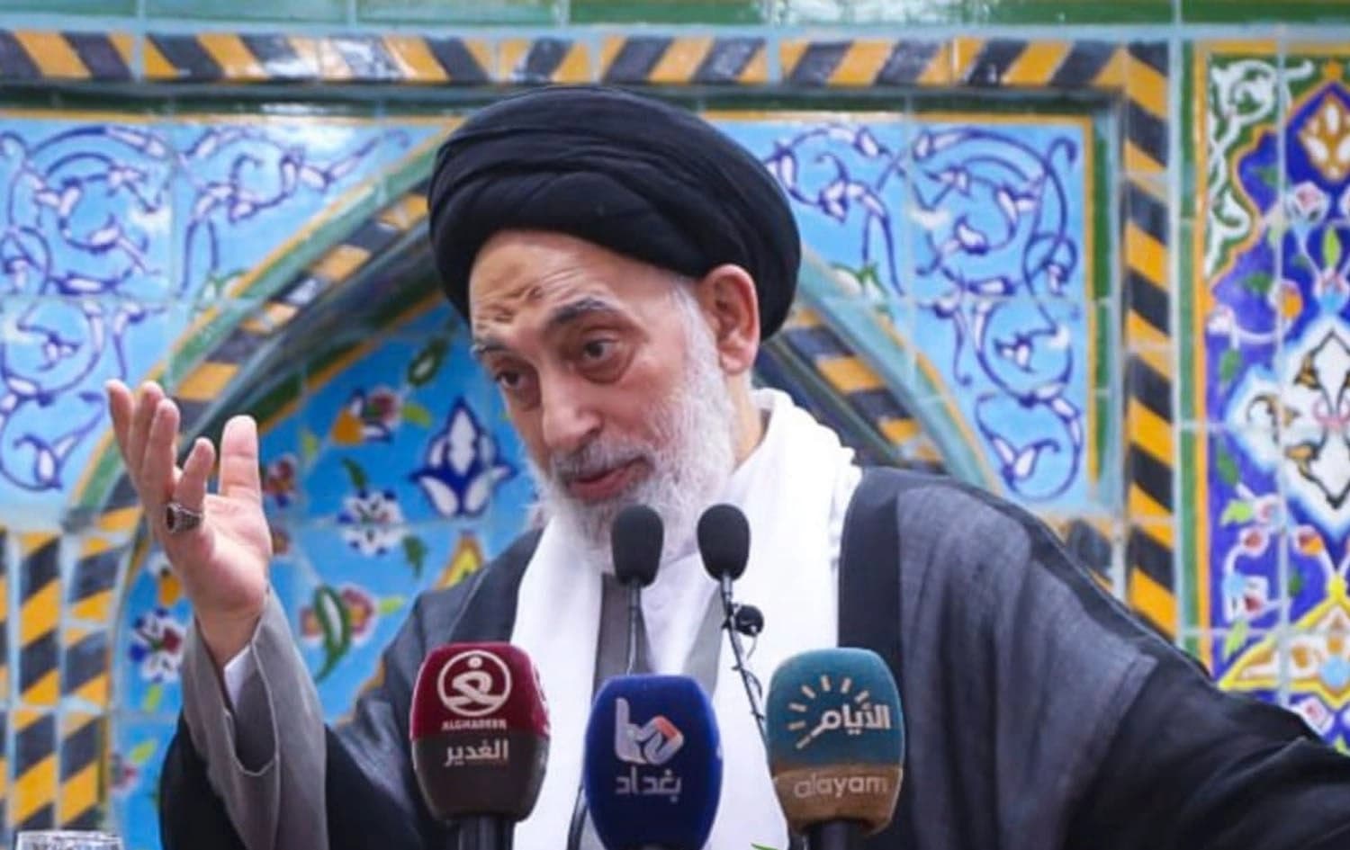 سەدرەدین قەبانجی، گوتارخوێنی نەجەف