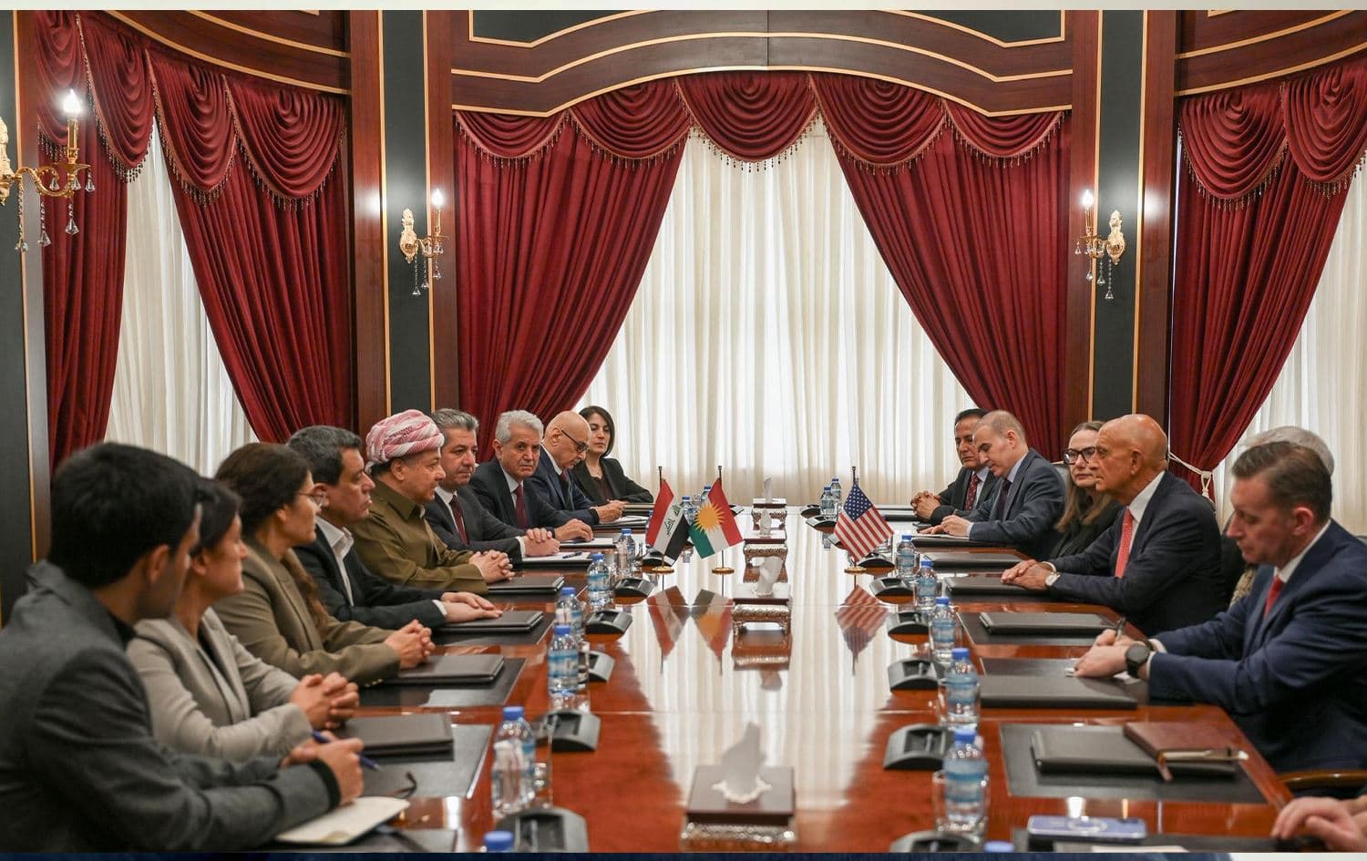 Mesud Barzani’nin başkanlığında ABD ve Rojava temsilcileri Erbil’de toplandı       