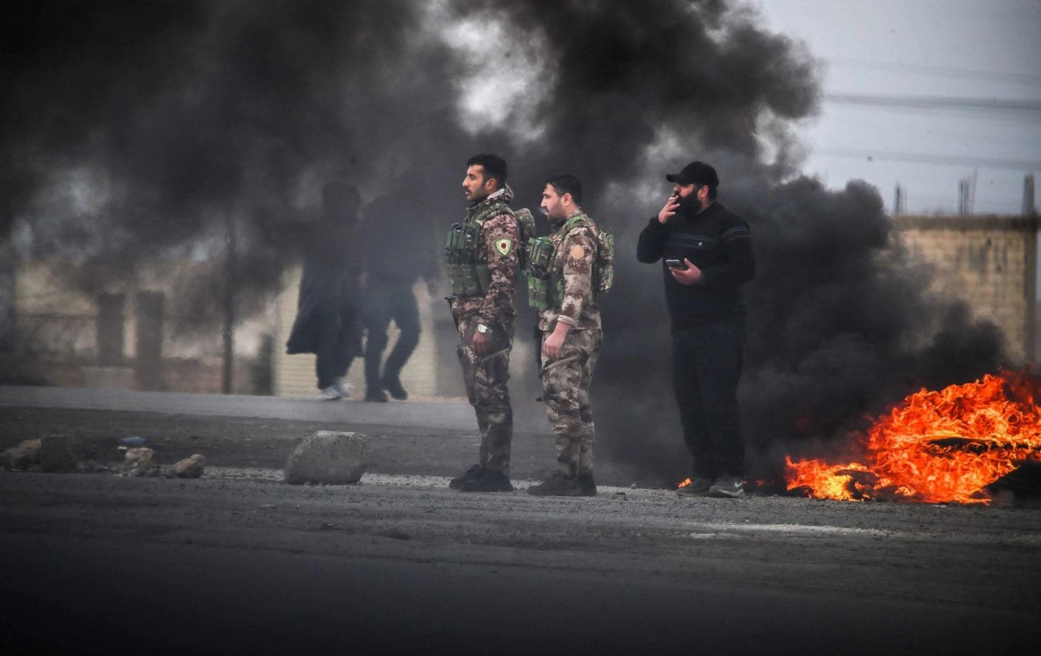 سێ شەڕڤانی هەسەدە. وێنە: AFP