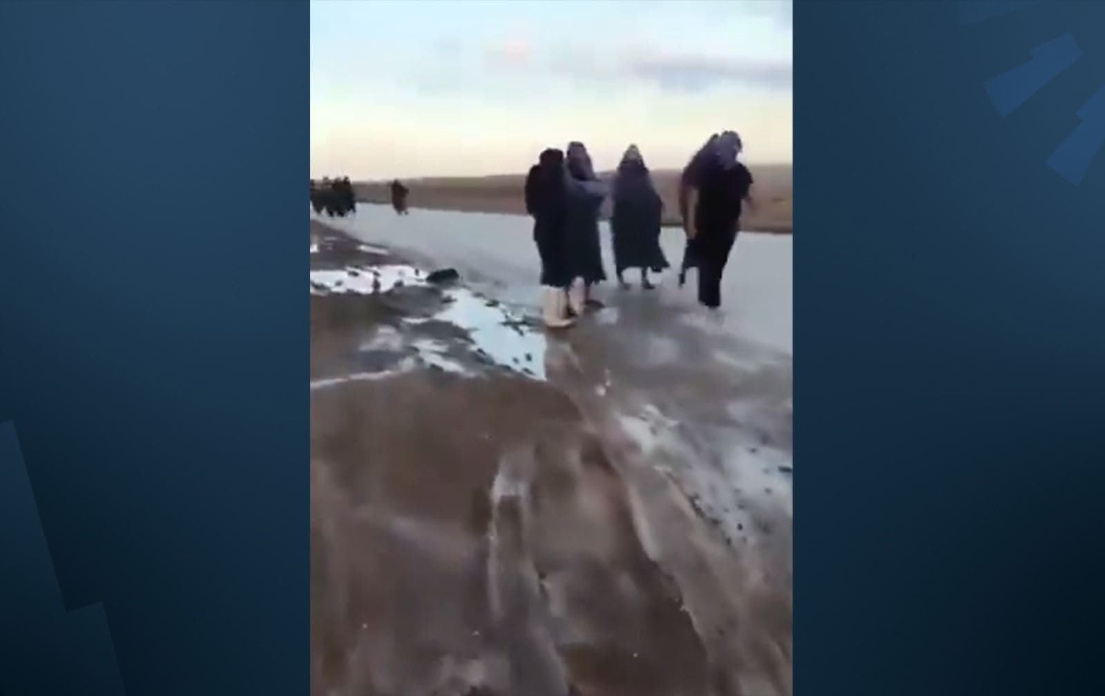  دیمەنێکی ئازادکردنی بەندکراوانی داعش لە زیندانی شەدادی