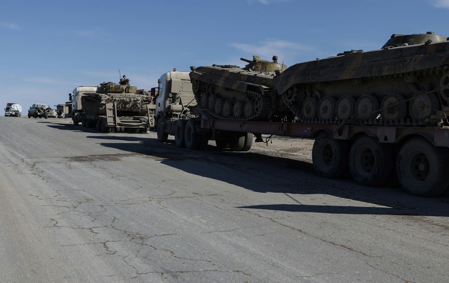 Tankên Artêşa Ereban a Sûriyeyê / Wêne: AFP