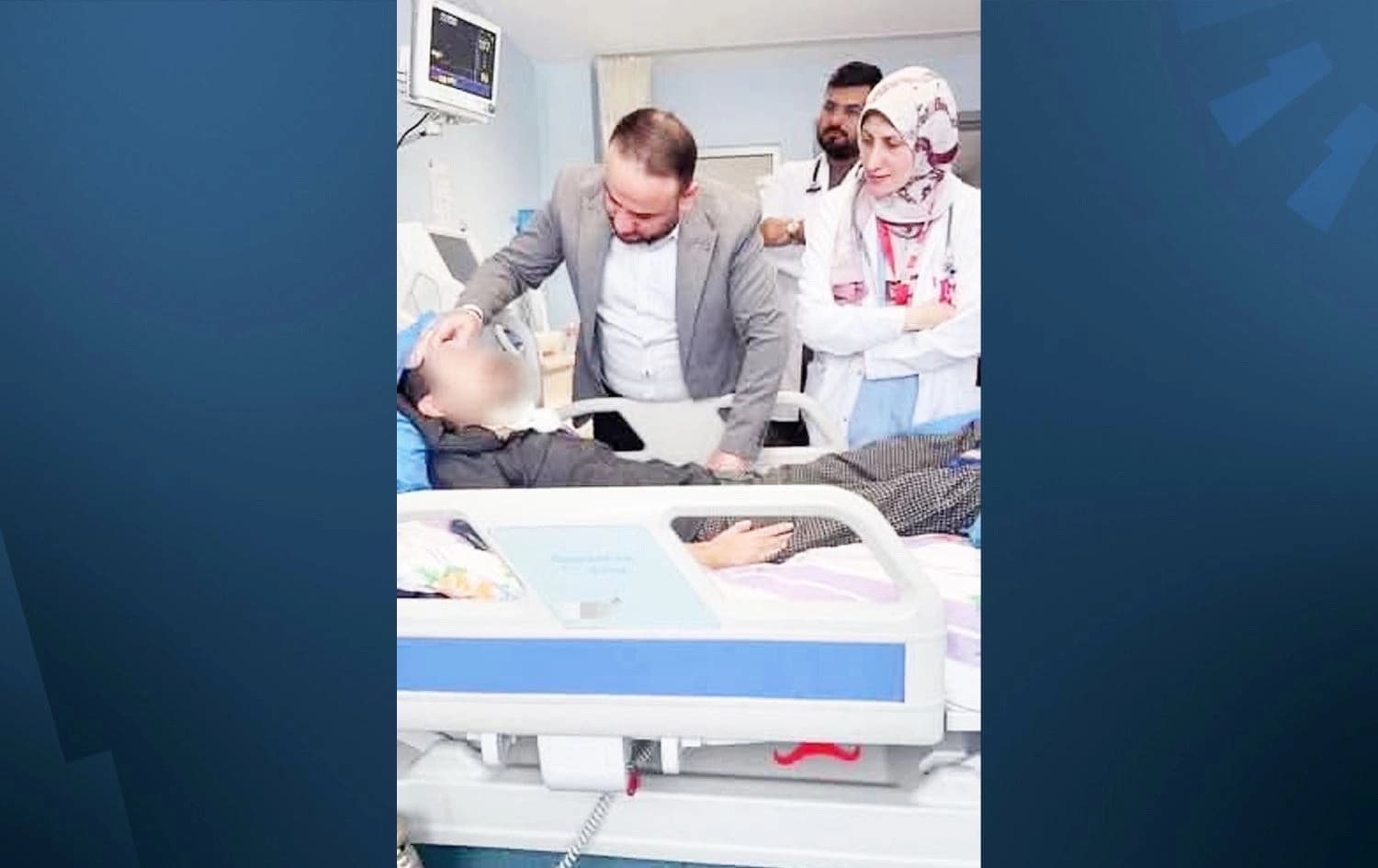 گەنجەکە کە چاک بووەتەوە.