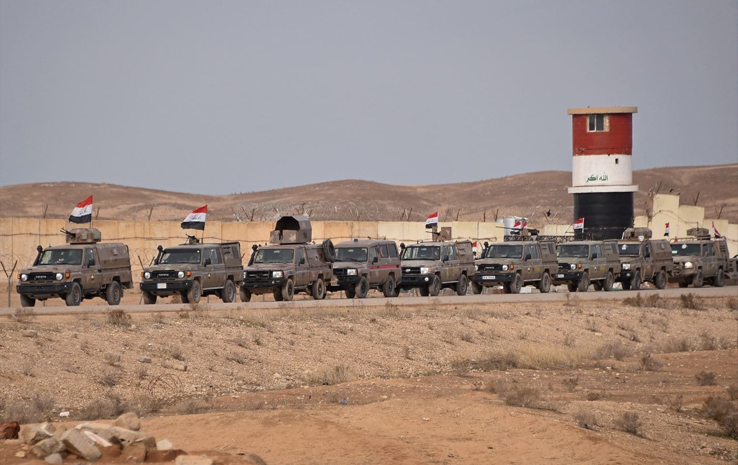 Foto: Suriye sınırındaki Iraklı Güvenlik Güçleri