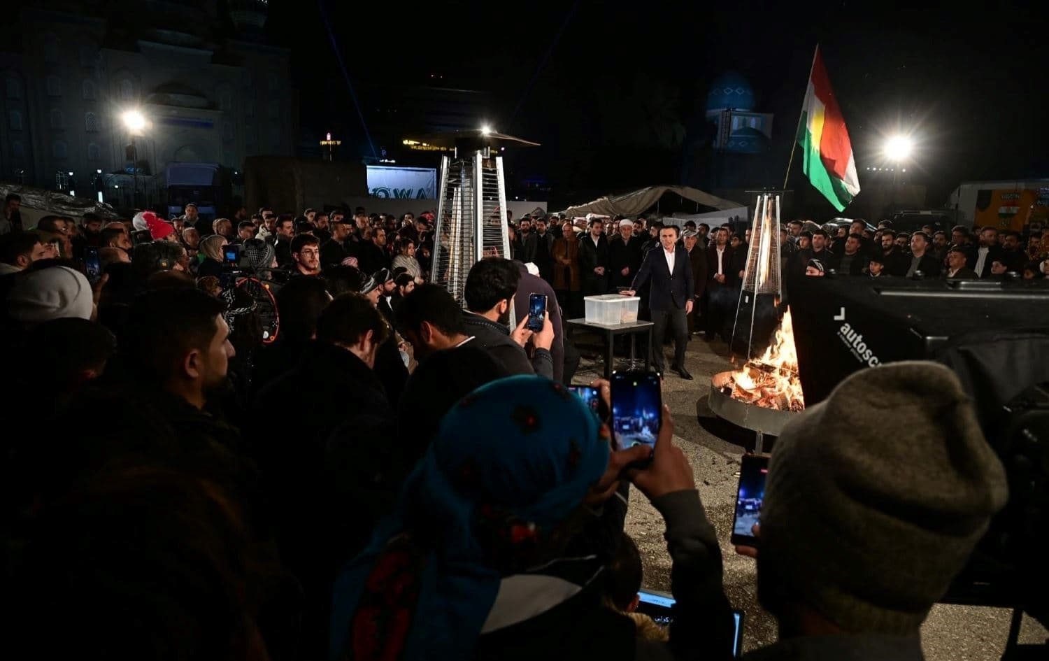 Rudaw fundraising campaign for Rojava. Date: January 24, 2026. Photo: Rudaw 