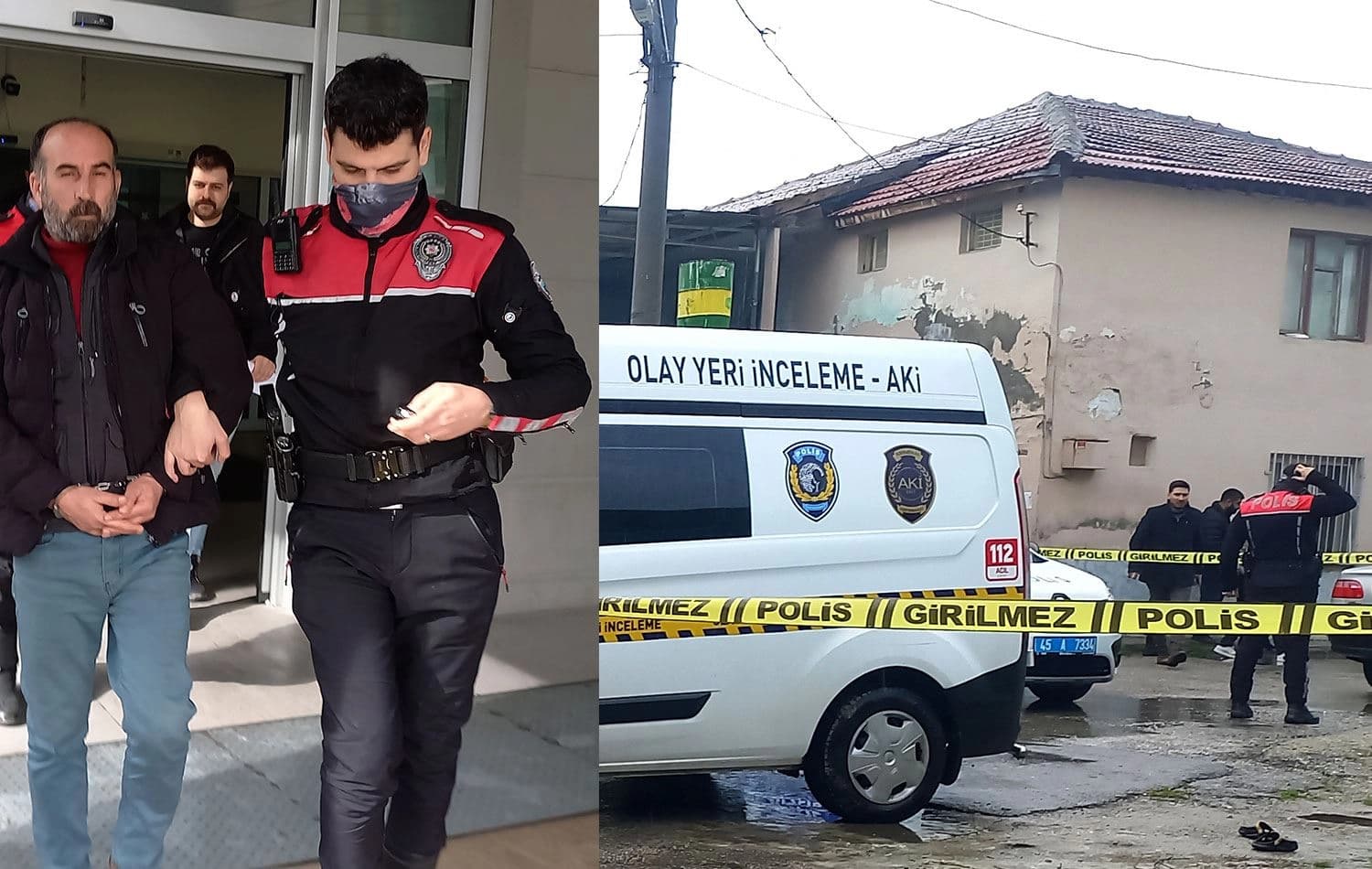 Fail ve olay yeri. / Foto: AA
