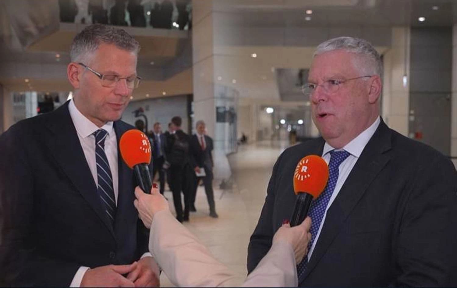 Alman Federal Meclisi (Bundestag) Dış İlişkiler Komisyonu üyeleri Jurgen Hardt ve Christoph de Vries