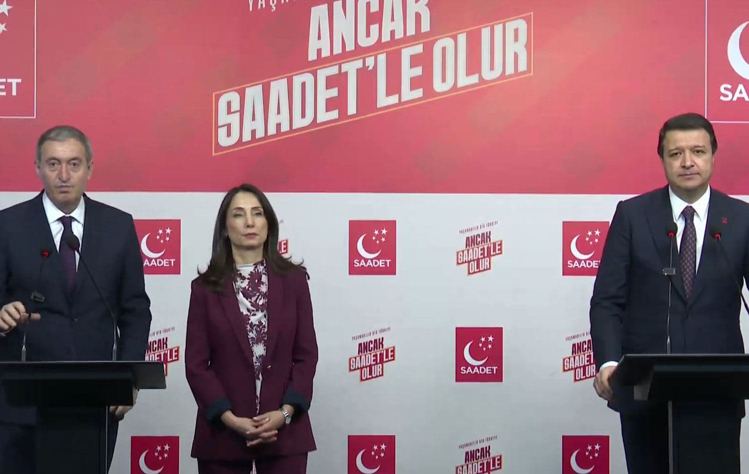 DEM Parti, Saadet Partisi ile görüştü.