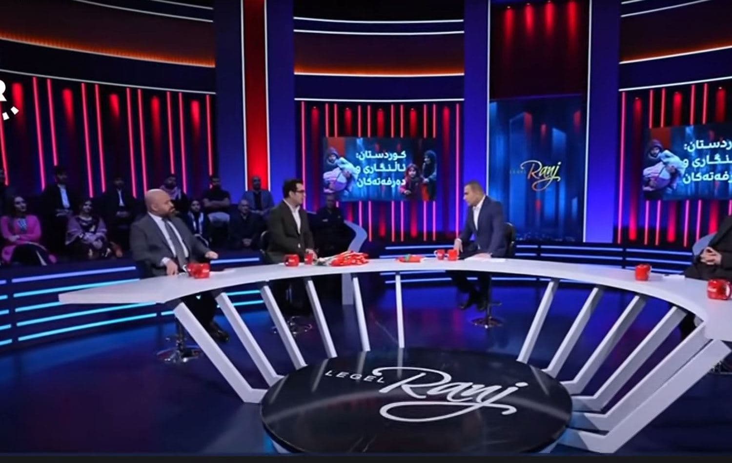"Li Gel Renc" (Renc ile) programında Rojaava'da Suriye Hükümeti ile Kürtler arasında varılan anlaşma tartışıldı. / Foto: Video alıntısı