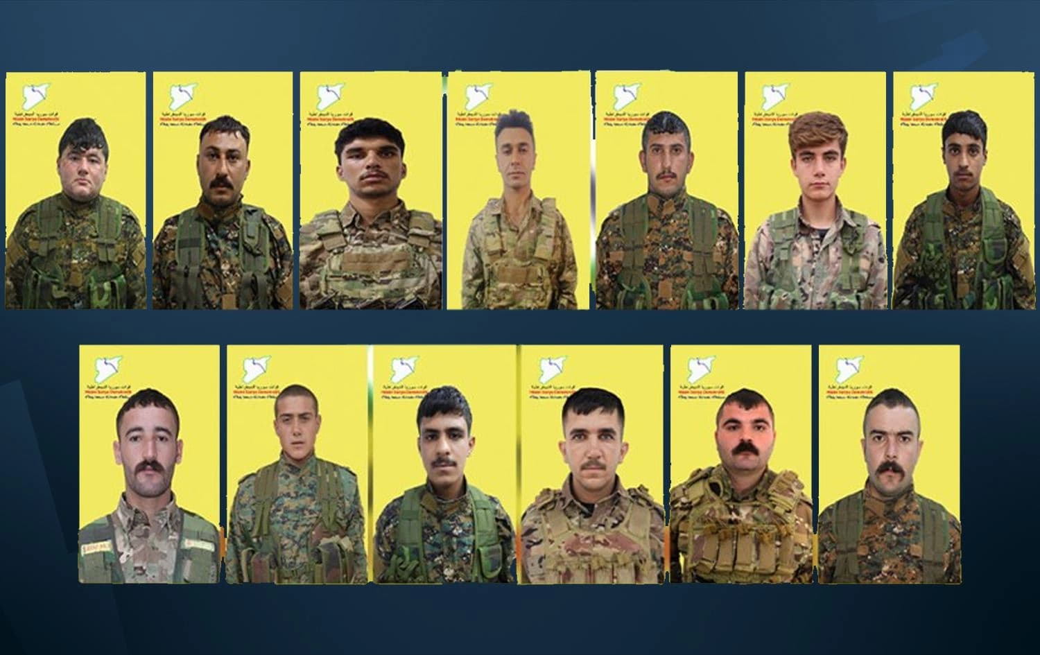 Şervanên ku şehîd ketine / Wêne: HSD-Rûdaw Grafîk