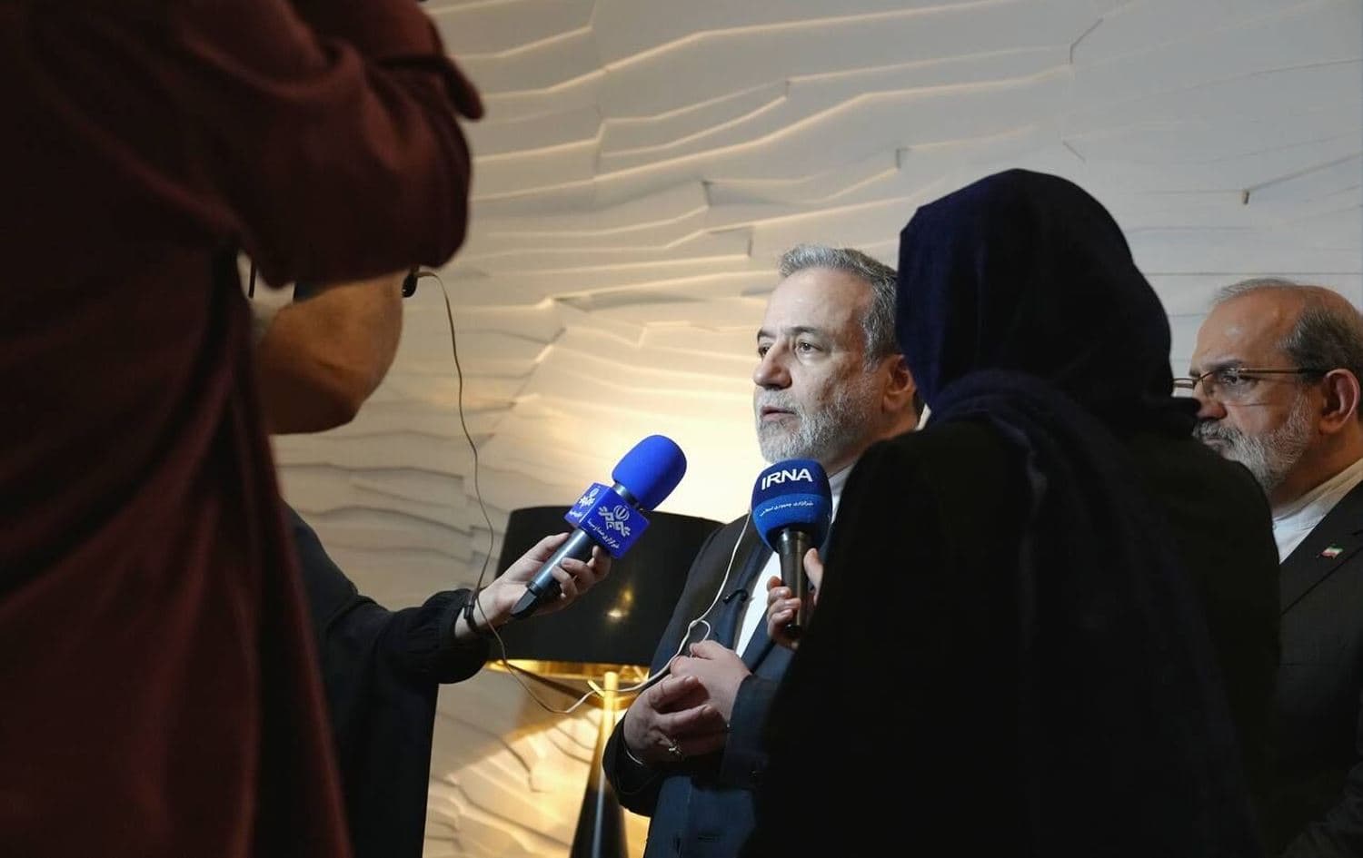 Iranian Foreign Minister Abbas Araghchi speaking to reporters on February 6, 2026. Photo: IRNA