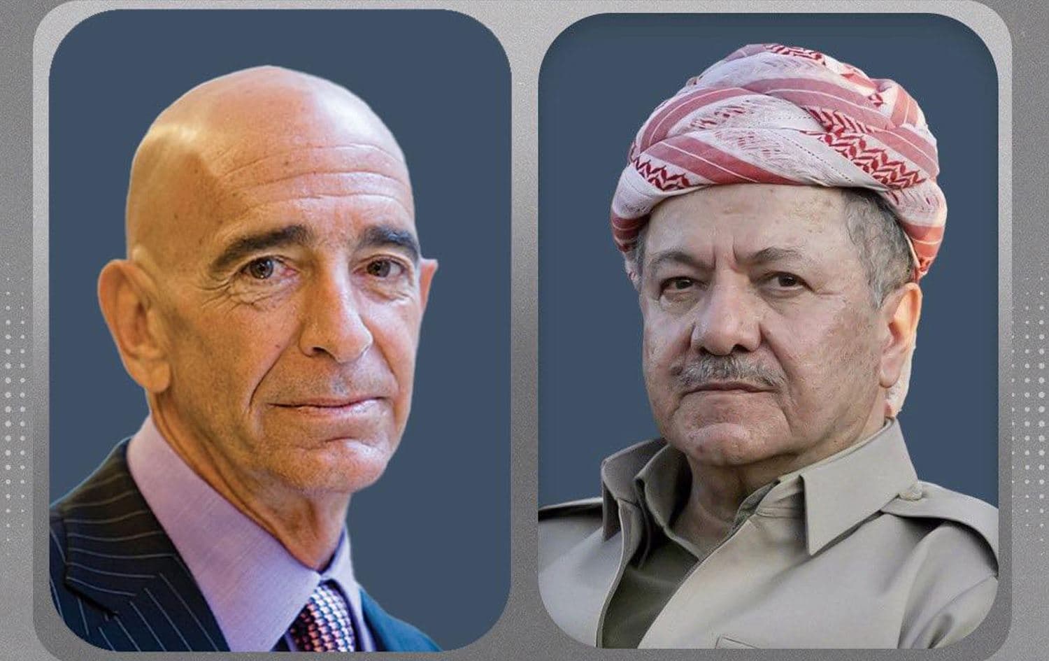 Tom Barack û Serok Barzanî / Wêne: Arşîv