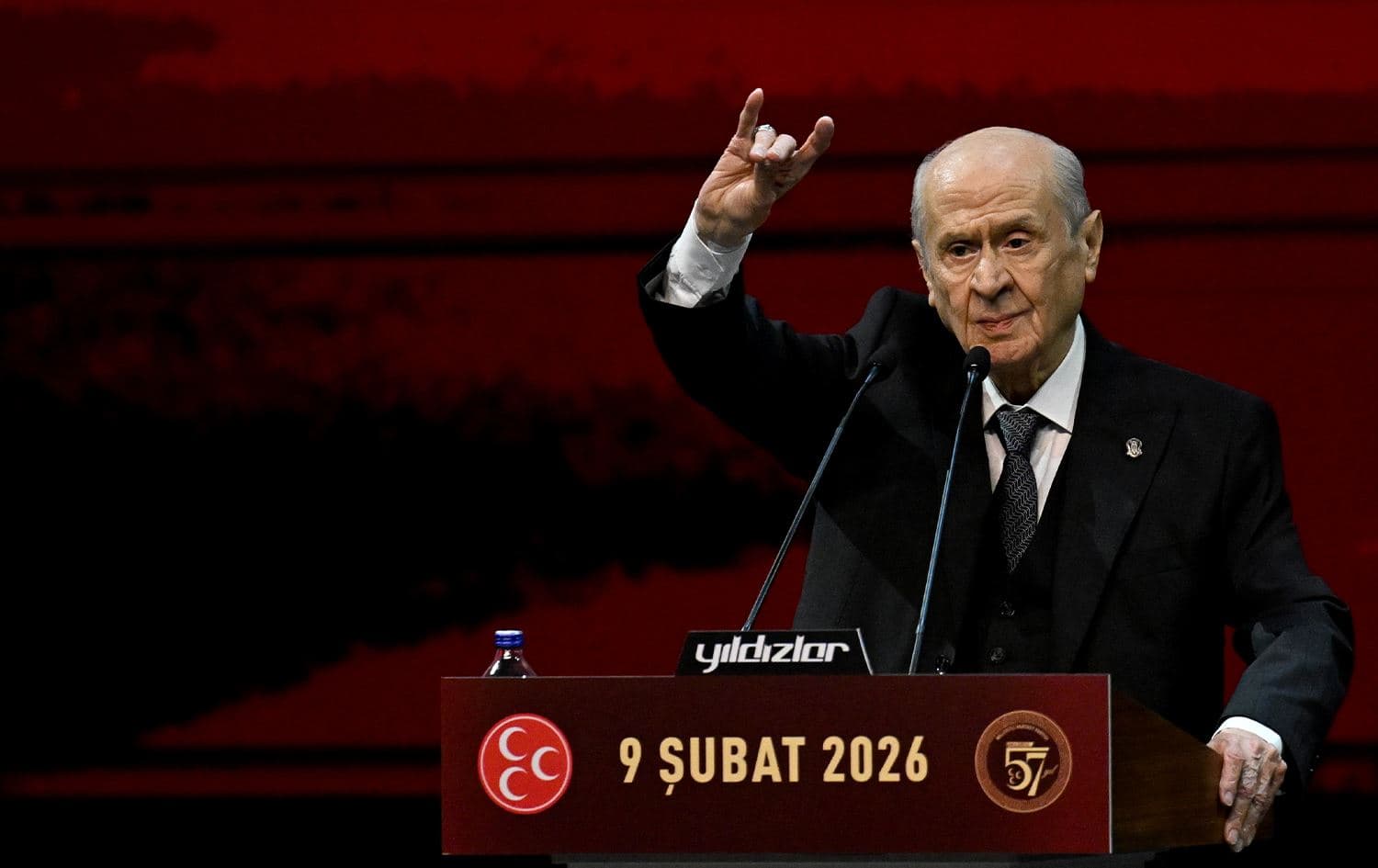 Serokê Giştî yê MHPyê Devlet Bahçelî / Wêne: AA
